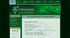 Desktop Screenshot of androcare.cz